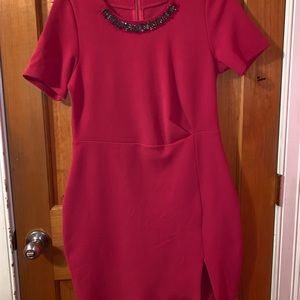 Hot Pink Jeweled Dress